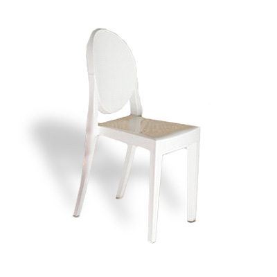 Kartell sedia Victoria Ghost Bianco