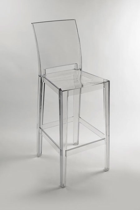 Kartell sgabello One More Please Trasparente